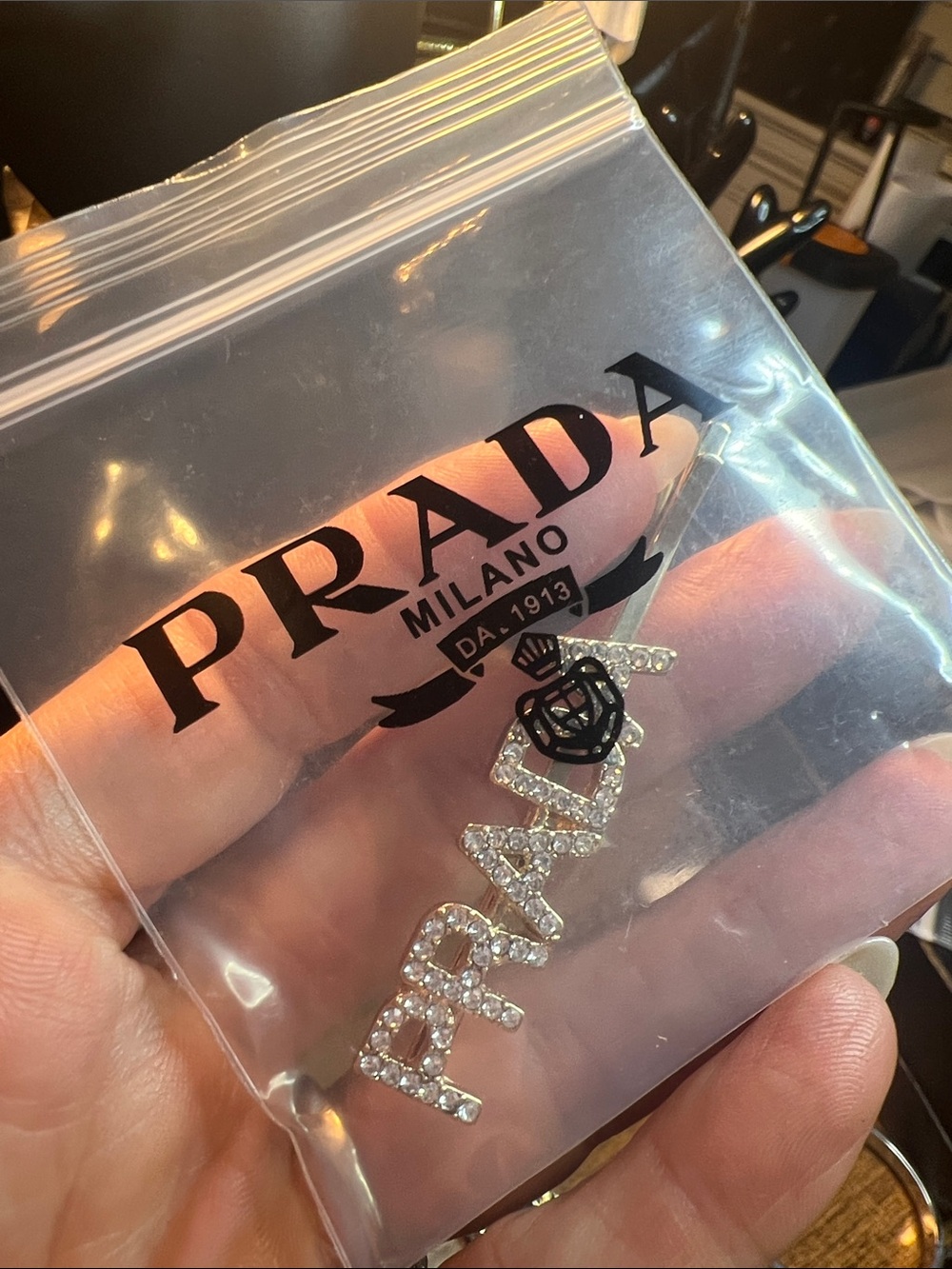 Crystal Bobby Pin - Silver - Picture 2 of 8